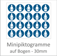 Minipikogramme DIN ISO 7010